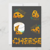 Invitation Tranches de fromage (Devant)