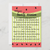 Invitation Tranches de pastèque (Devant)