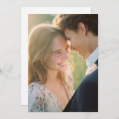 Invitation Tranquil Pastel Floral Photo (Devant / Derrière)