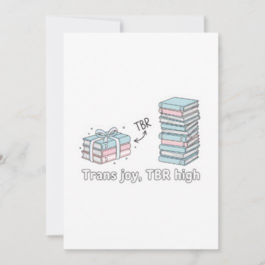 Invitation Trans Joy, TBR High – LGBTQ Reading Pride  (Devant)