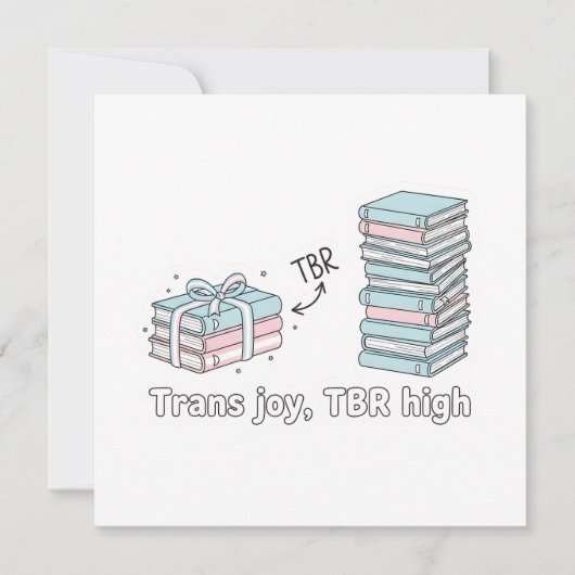 Invitation Trans Joy, TBR High – LGBTQ Reading Pride  (Devant)