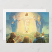 Invitation Transfiguration de Jésus-Christ, Religion Vintage (Devant / Derrière)