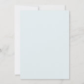 Invitation Translucent Periwinkle Misty Botanical Border (Dos)