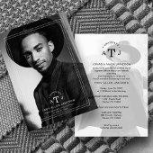 Invitation Transparence minimale élégamment moderne 2 photos