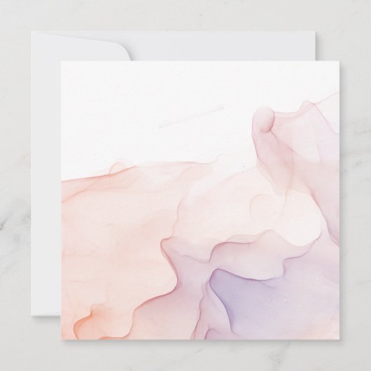 Invitation Transparent Soie Douche Virtuelle (Dos)