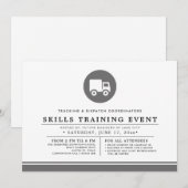 Invitation Transport routier + Dispatch | Formation Événement (Devant / Derrière)