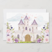 Invitation Transport royal | Red Haired Princess Anniversaire (Dos)