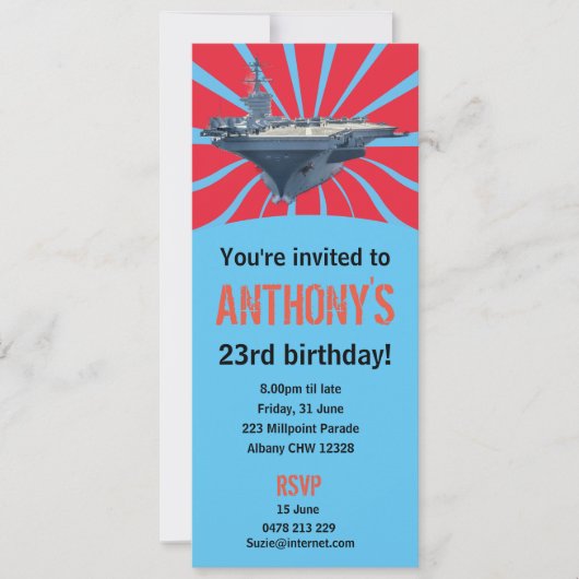 Invitation Transporteur (Devant)