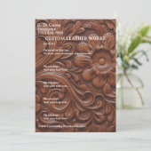 Invitation Travail du cuir (Debout devant)