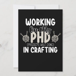 Invitation Travailler Sur Mes Projets Phd À Moitié Fait Dans 