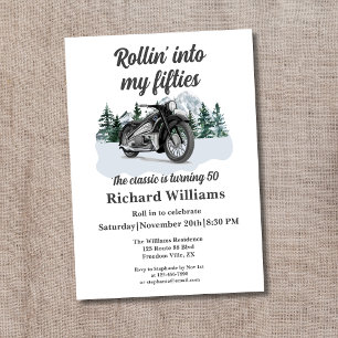 Invitation Travel Classic Motorbike Rolling 50e anniversaire