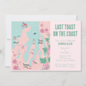 Invitation Traverse City Vin Thème Bachelorette Party (Devant)