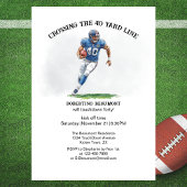 Invitation Traverser 40 Yard American Football 40e anniversai