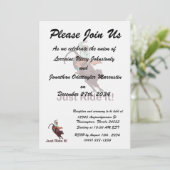 Invitation Traversez-le Cowboy et Bull (Debout devant)