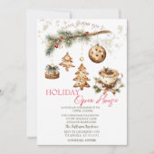 Invitation Tree Branch,Ornaments,Coffee,Stars Open House (Devant)