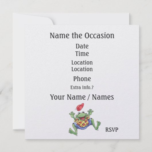 Invitation Tree House (Dos)