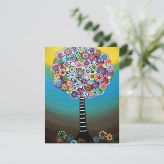 Invitation TREE OF LIFE bat mitzvah (Debout devant)