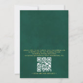 Invitation Trees Palm Coastal Drift Beach QR Code Wedding (Dos)
