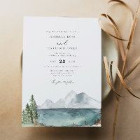 Trèfle - Lac de montagne bohème à l'aquarelle