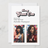 Invitation Trendy Dans Mon Grad Era Graduation Party (Devant)