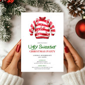Invitation Trendy Funny Ugly Sweater Xmas Invite Design