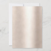 Invitation Trendy Gold Magazine Cover Photo inspirée (Dos)