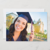 Invitation Trendy Graduate Photo Overlay Party (Dos)