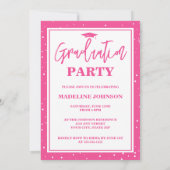 Invitation Trendy Pink Photo 2026 Graduation Party (Dos)