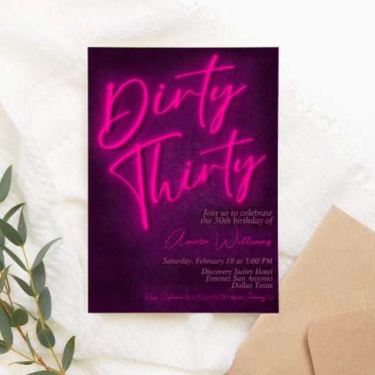 Invitation Trente - 30e anniversaire