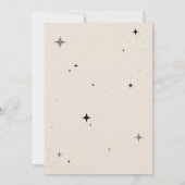 Invitation Trente-30e anniversaire Beige Noir Photo moderne (Dos)