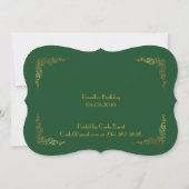 Invitation trente-cinquième, toute PHOTO d'invitation (Dos)