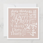 Invitation Trente de sale (Devant)