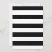 Invitation Trente moderne noir et blanc 30e anniversaire (Dos)