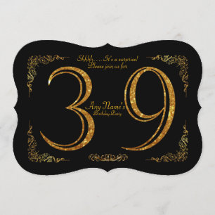 Invitation trente-neuvième, Gatsby de fête d'anniversaire