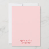 Invitation Trente Quirky 30e Anniversaire (Dos)