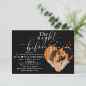 Invitation Très Branché La Nuit Avant Le Dîner De Répétition (Debout devant)