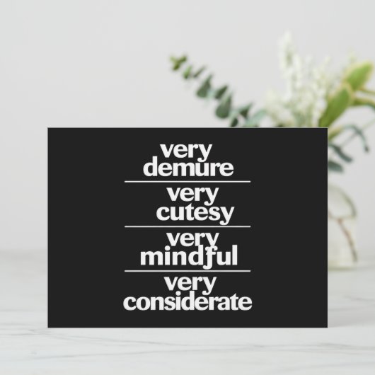 Invitation Très Démocratie Très Cutesy Très Considérable Démo (Debout devant)