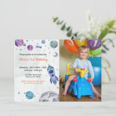 Invitation Très drôle | Enfants Photo Anniversaire (Debout devant)