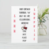 Invitation TRÈS DRÔLE & ORIGINAL ***SURPRISE PARTY 60ème*** (Debout devant)