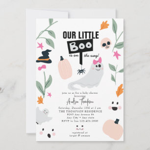 Invitation Très Éffrayant Baby shower d'Halloween