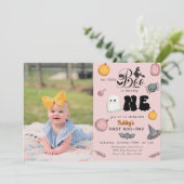 Invitation Très Éffrayant | Boo | 1er anniversaire (Debout devant)