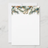 Invitation Très Joyeux Père Noël et Elf Noël fête d'anniversa (Dos)