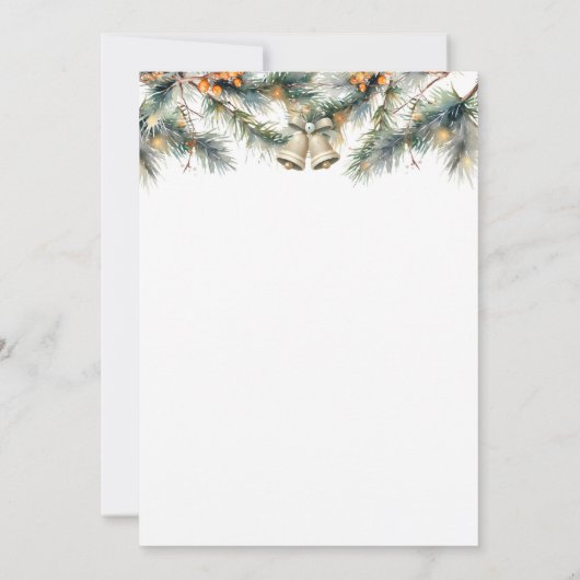 Invitation Très Joyeux Père Noël et Elf Noël fête d'anniversa (Dos)