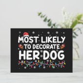 Invitation Très Probable De Décorer Sa Famille De Chiens Noël (Debout devant)