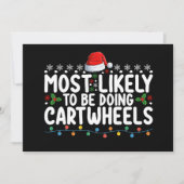 Invitation Très Probable De Faire Des Roues Noël (Devant)