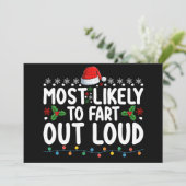 Invitation Très Probable De Sortir De La Famille De Noël (Debout devant)