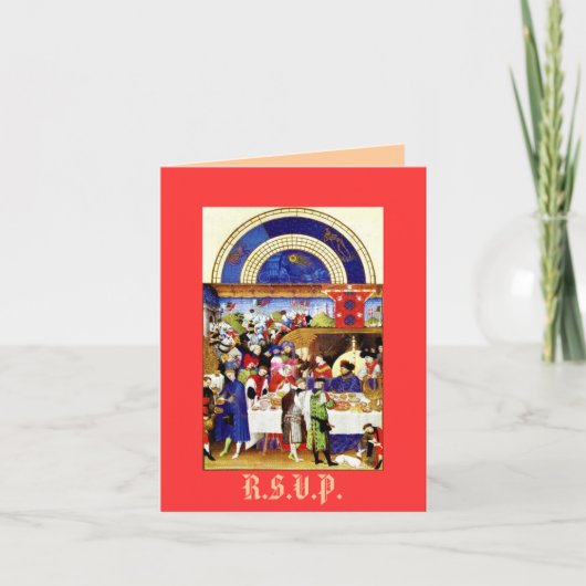 Invitation - Tres Riches Heures du Duc de Berry (Devant)