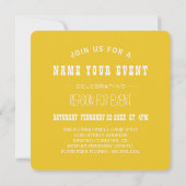 Invitation triangle californien (Dos)