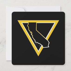 Invitation triangle californien
