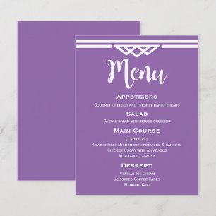 Invitation Triangle géométrique tribal violet moderne